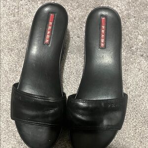 Prada wedge sandals